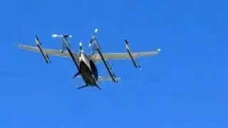 Unusual aircraft spotted in the sky over Alatau