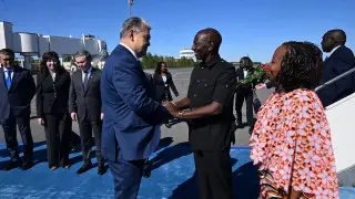 President of Kenya arrived in Astana at Tokayev's invitation