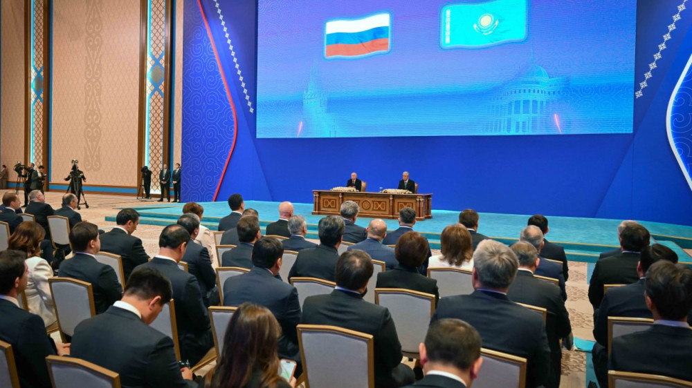 Tokayev and Putin made statements to the media after negotiations in Astana
