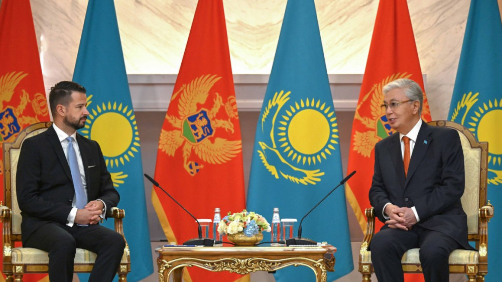 “Many Kazakhs know Montenegro well”: Tokayev meets Milatović