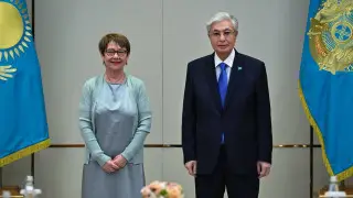 Tokayev discusses record EBRD investment in Kazakhstan with bank president