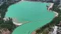 Water rose to the sidewalk: what is happening at Lake Sairan after heavy rains in Almaty