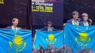 Kazakhstani school students make history at global Olympiad