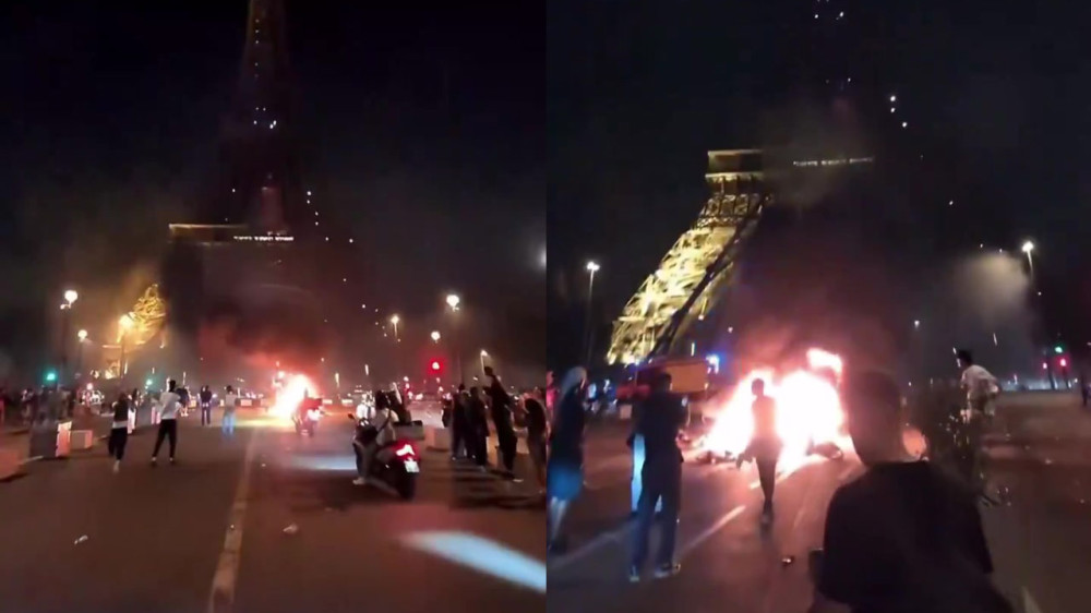 Stills from the video