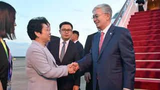 Tokayev arrived in Shanghai at the invitation of Xi Jinping