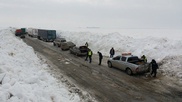 Ақтөбе облысының тас жолдарында көлік кептеліп жатыр