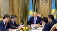 Мемлекет басшысы АДБ президенті Такехико Накаоны қабылдады