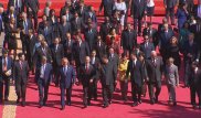 Си Цзиньпин Назарбаев пен Путинді мерекелік шеруді көретін орынға жайғастырды