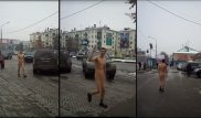 Өскеменде тыр жалаңаш жігіт тапа тал түсте серуен құрды