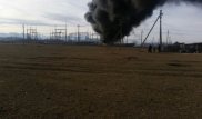 Таразда теміржол вокзалындағы электр бекетінде өрт болды