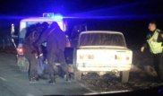 Ақтауда полицейлердің автокөлікті қуған сәті видеоға түсірілді