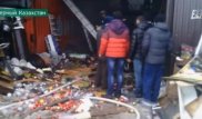 Петропавлда жаңажылдық бұйымдар сақталған қойма өртенді