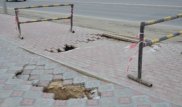 Ақтауда 45 миллион теңгеге салынған веложол қирап қалды