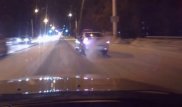 Полиция көлігі Қостанайда жаяу жүргіншіні қағып кете жаздады