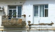 Қызылордада тұрғын үйдің балконы опырылып, бір әйел зардап шекті