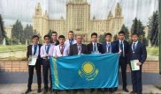 Қарағандылық оқушы Мәскеуде химиядан өткен халықаралық олимпиадада күміс жүлде жеңіп алды