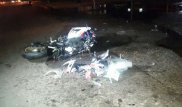 Алматыда жантүршігерлік жол апатынан мотоциклшінің денесі екіге бөлініп кеткен
