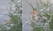 Ақтөбеде тыр жалаңаш ер адам көшедегілерді таңғалдырды