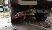 Алматыда жеңіл автомобиль "ГАЗельді" аударып тастады