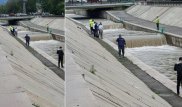 Алматыдағы Есентай өзенінде құтқарушылар белгісіз біреудің мәйітін іздестіріп жатыр