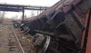 Ақтөбе облысында 22 жүк вагоны рельстен шығып кеткен