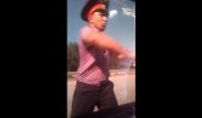 Шымкентте жүргізушіге былапыт сөз айтқан полицей жазадан құтылып кетті