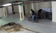 Астанада велосипед ұрлағандар видеоға түсіп қалды