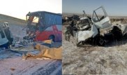 Қарағанды-Балқаш тасжолында болған апаттың видеосы жарияланды