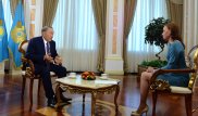 Назарбаев "Россия 24" телеарнасына берген сұхбатында Астананың ребрендингі мәселесін айтты