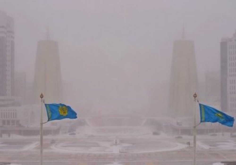 Астана қаласында және үш облыста дауыл тұратыны хабарланды