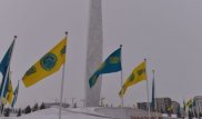 Назарбаев Тәуелсіздіктің 25 жылдығына арналған монументті ашты