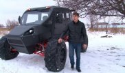 Алматы тұрғыны жолсызбен жүретін көлік құрастырып алды