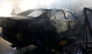 Алматыда техникалық қызмет көрсету станциясында төрт көлік өртеніп кетті