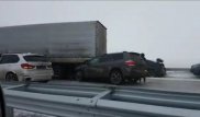 Қарағанды-Астана тасжолында жеті автомобиль мен екі жүк көлігі соғысты