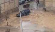 Құйып жауған жаңбыр салдарынан Ақтауды су басты