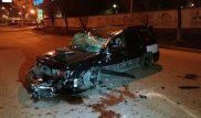 Алматыда Subaru Forester жол апатына ұшырады