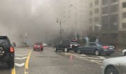 Алматыдағы құрылыста болған өрттен әл-Фараби даңғылын түтін басты