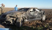 Қазақстанда жүргізуші өзінің жол апатына ұшыраған сәтін видеоға түсіріп алды