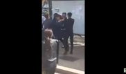 Алматыда автобус жүргізушісі жолаушымен емес, басқа автобустың жүргізушісімен төбелескен - автопарк