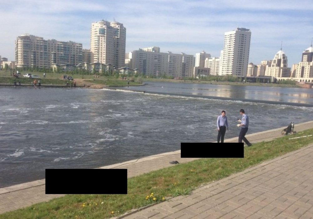 Астанада Есіл өзенінде үш адам суға батып кетті