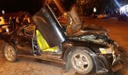 Алматы орталығында спорткар Mercedes-Benz көлігімен соғысты