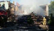 Шымкентте төтенше жағдай кезінде өрт сөндіруші зардап шекті