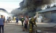 Шымкенттегі базарда шыққан өрттің видеосы пайда болды