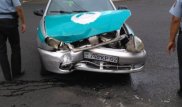 Алматыда полиция көлігі жол апатына ұшырады
