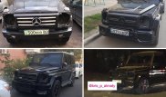 Алматыда қымбат "Гелендвагендердің" шамдарын шешіп кетіп жатыр