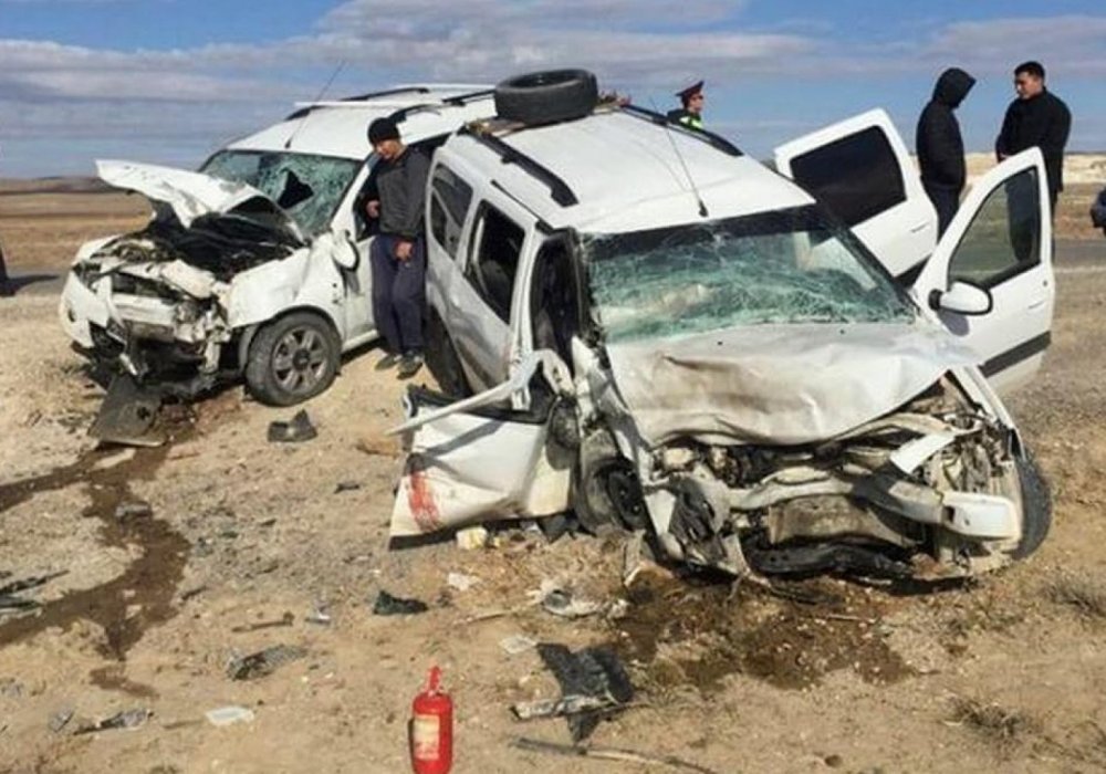 Маңғыстау облысында ірі жол апаты болды: 10 адам зардап шекті