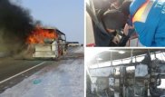 Ақтөбе облысында өртенген автобус жүргізушісінің аты-жөні мәлім болды