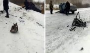 СҚО-да жол апатынан көлік қақ бөлінді: 4 адам қаза тапты