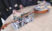 Қарағандыда оқушылар электронды домбыра жасап шығарды