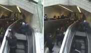 Ыстамбұлда эскалатор ер адамды "жұтып" қойған видео жарияланды